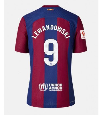 Maillot de foot Barcelona Robert Lewandowski #9 Domicile Femmes 2023-24 Manches Courte